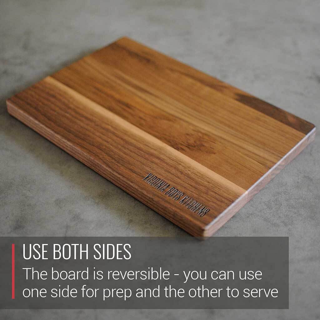 8 x 12 Small Walnut Cutting Board with Juice Groove by Virginia Boys Kitchens - Image 7