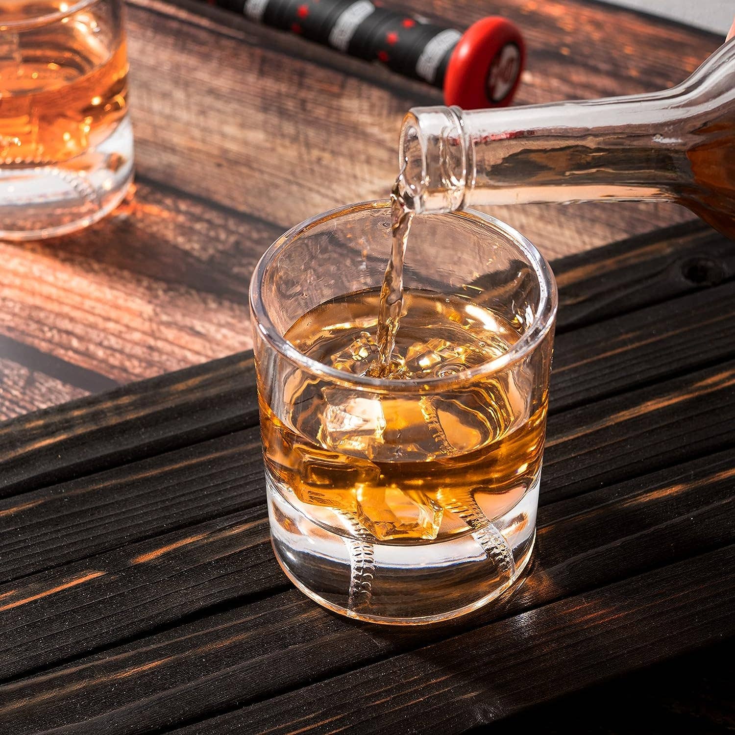 Baseball Whiskey Glasses Set of 4 - 12oz - Image 4