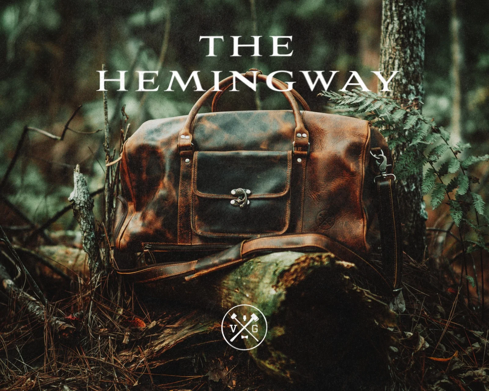 The “Hemingway” Buffalo Leather Duffle Bag - Image 11