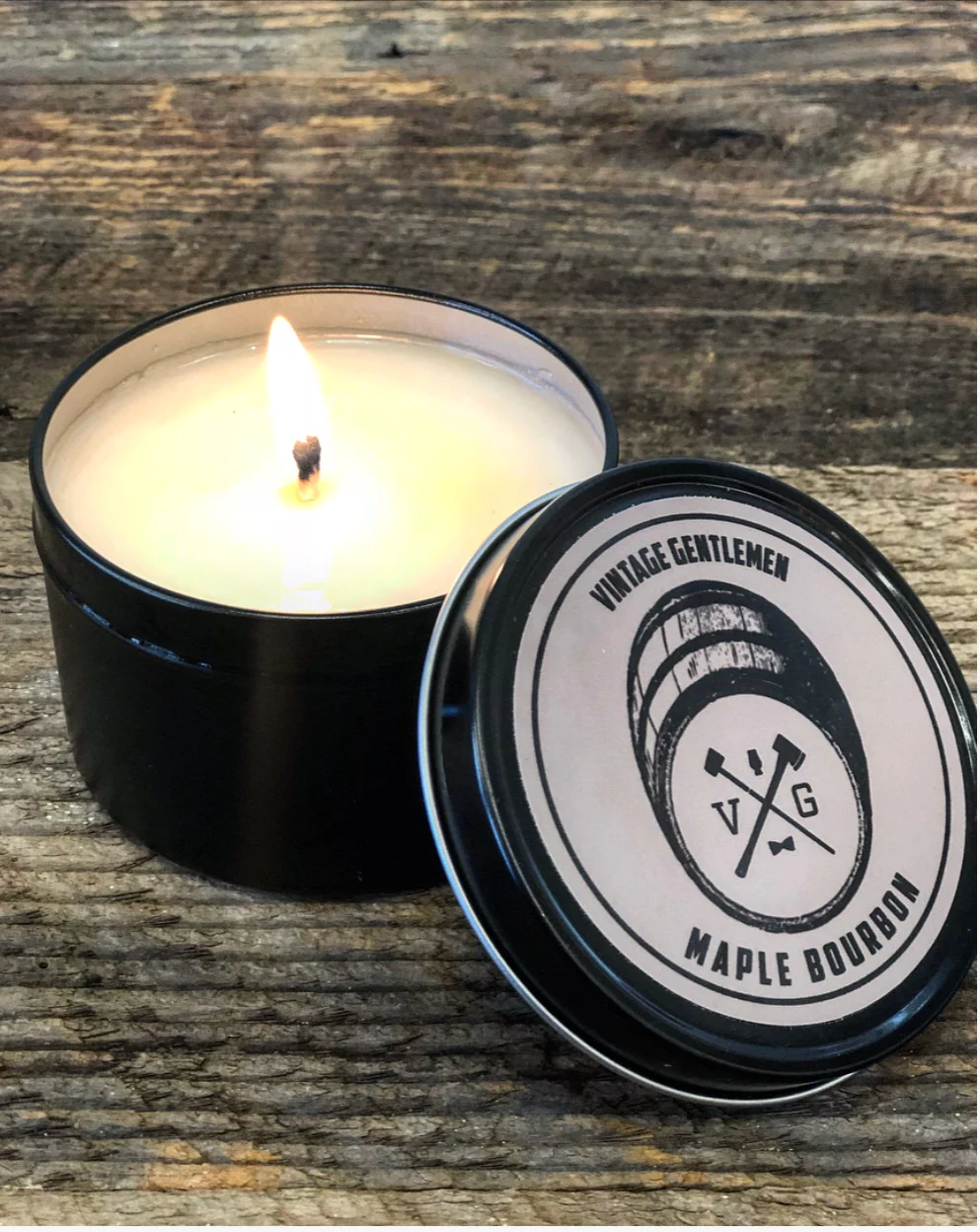 “Maple Bourbon” Soy Candle - Image 3