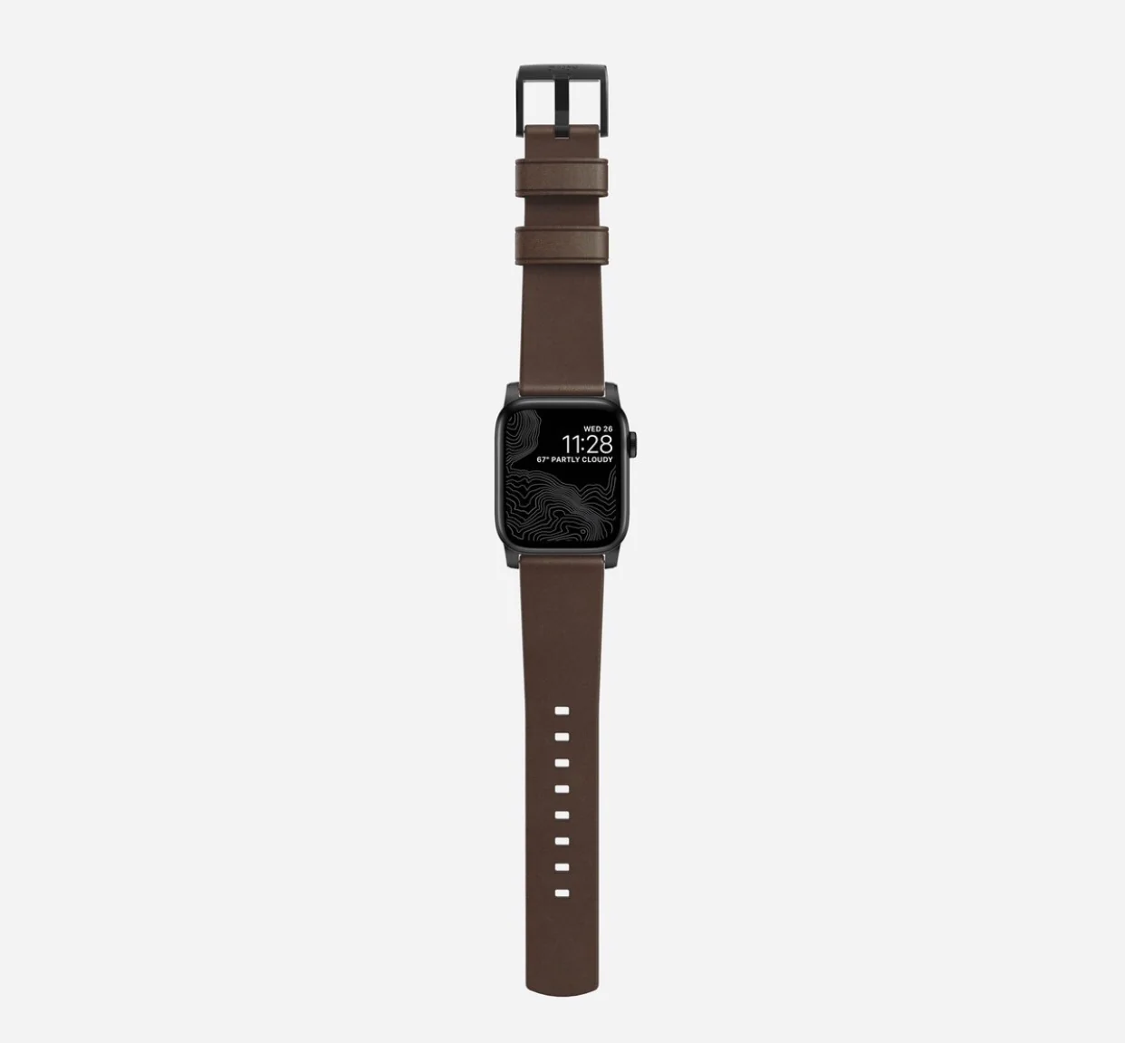 Modern Leather Apple Watch Strap - Image 3