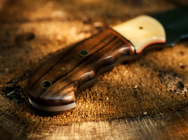 Walnut Fixed Blade- VG22 - Image 4
