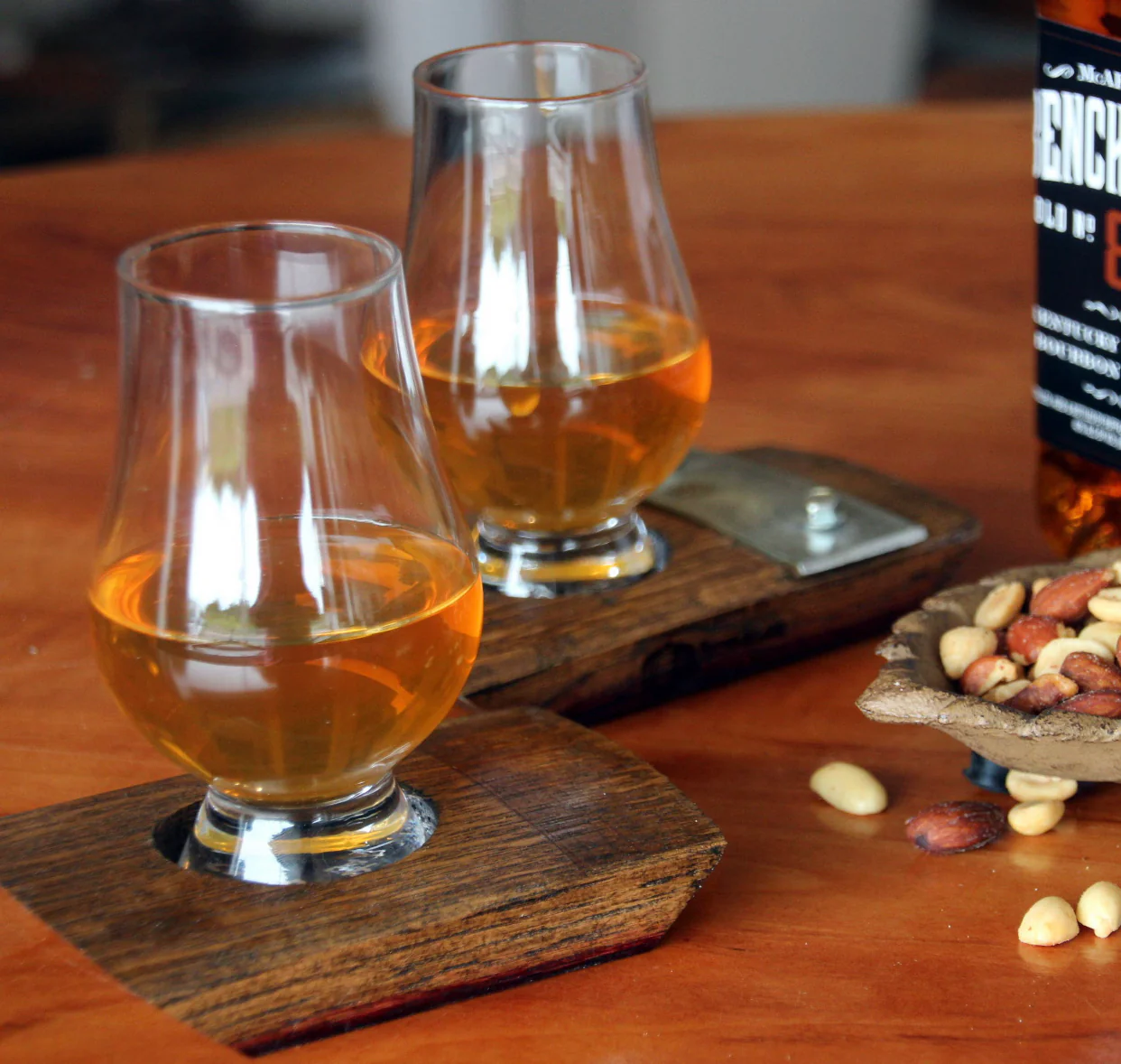 Whiskey Glass and Coaster with Metal - Image 3